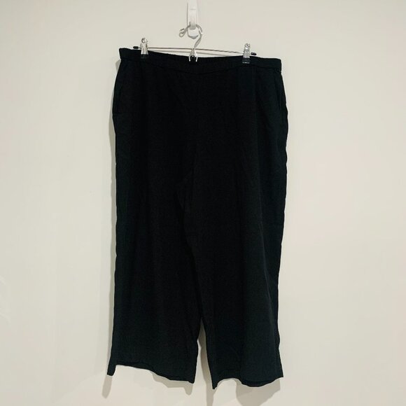 Eileen Fisher Pants - Eileen Fisher Women Size XL/TG Loose Fit Black Pants